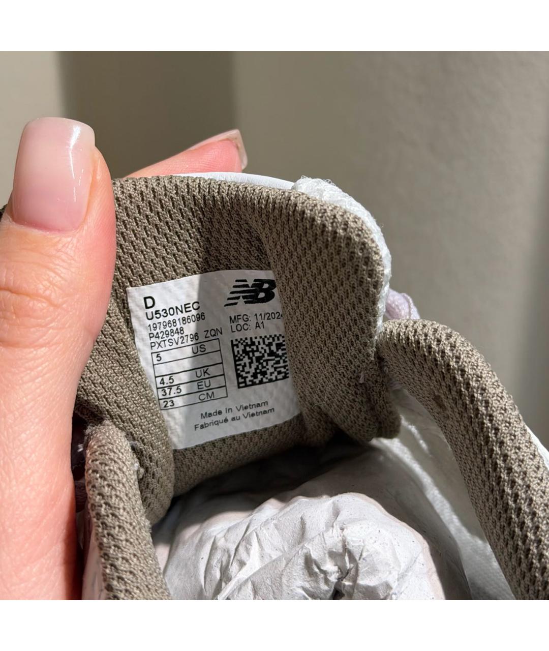 NEW BALANCE Белые кроссовки, фото 8