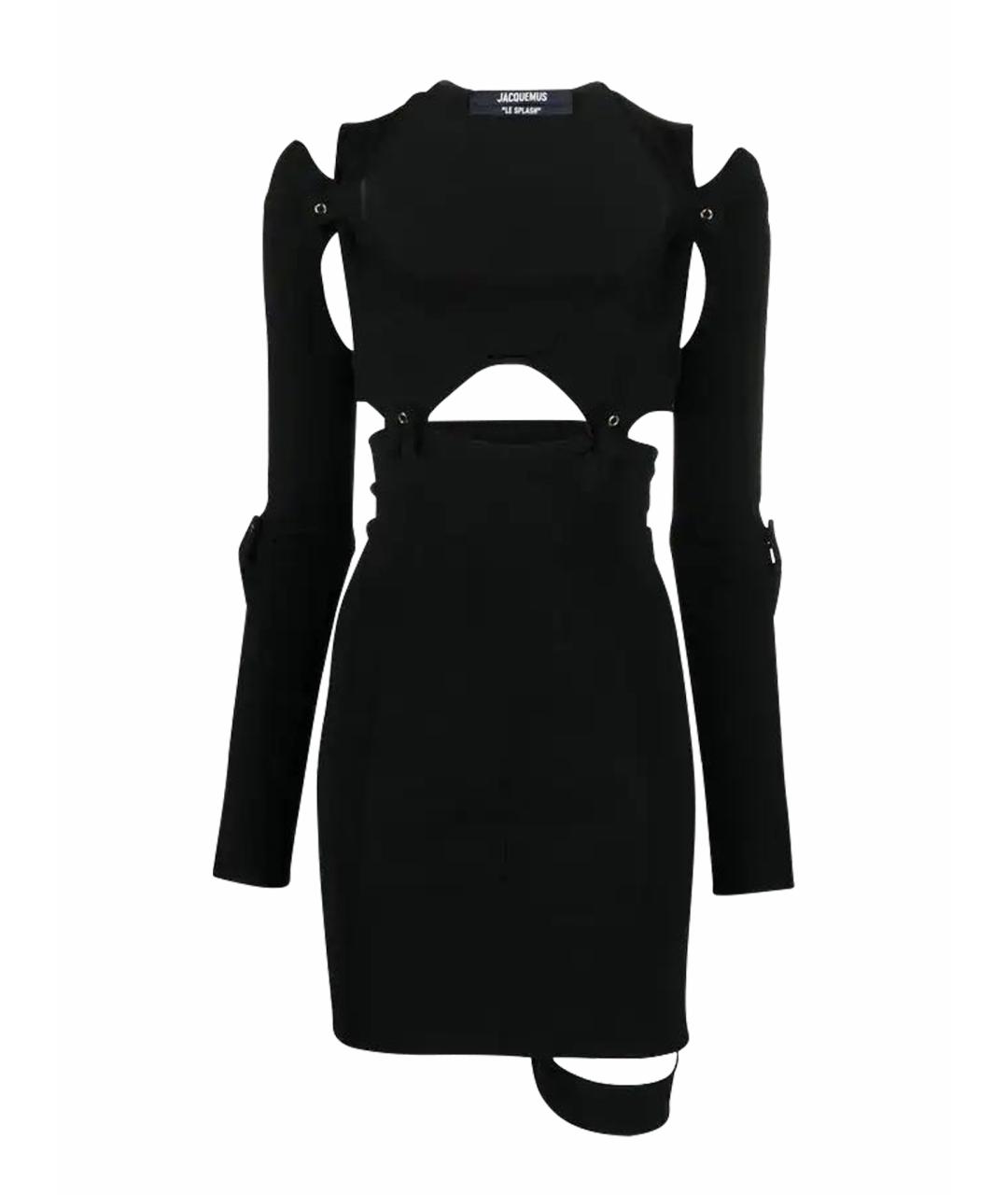JACQUEMUS Черное коктейльное платье, фото 1