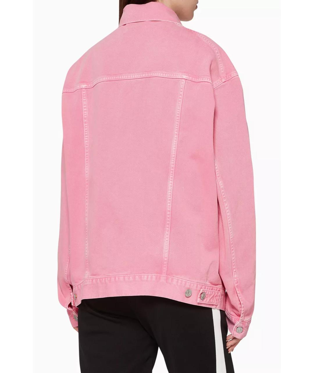 BALENCIAGA Розовая хлопковая куртка, фото 6