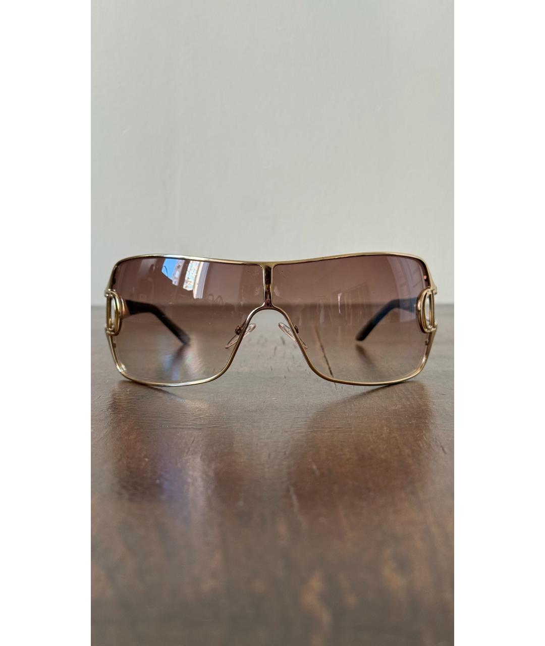 CHRISTIAN DIOR Бежевые солнцезащитные очки, фото 5