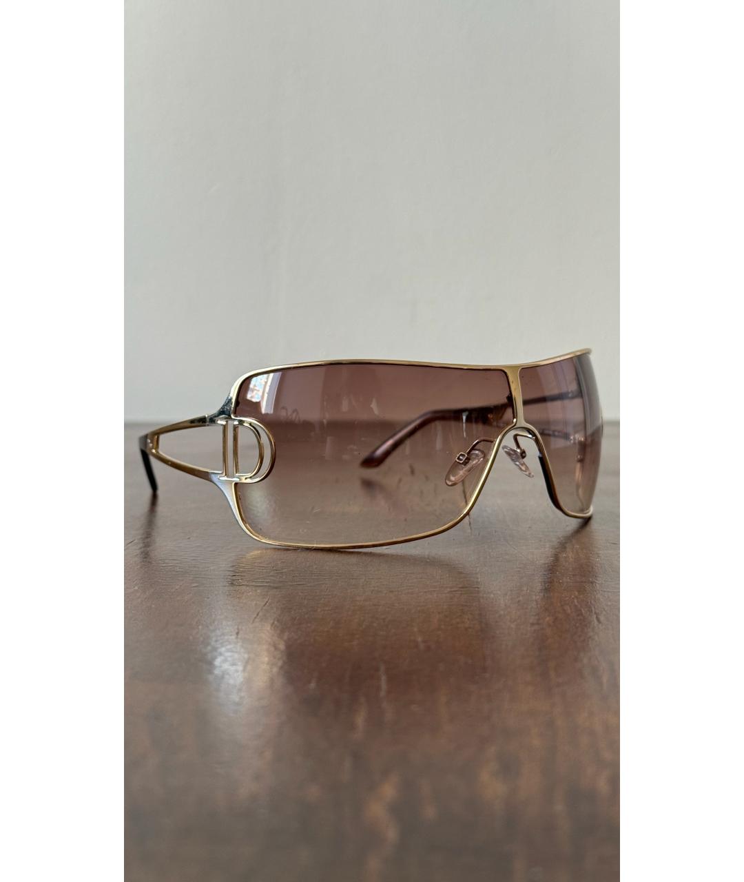 CHRISTIAN DIOR Бежевые солнцезащитные очки, фото 2