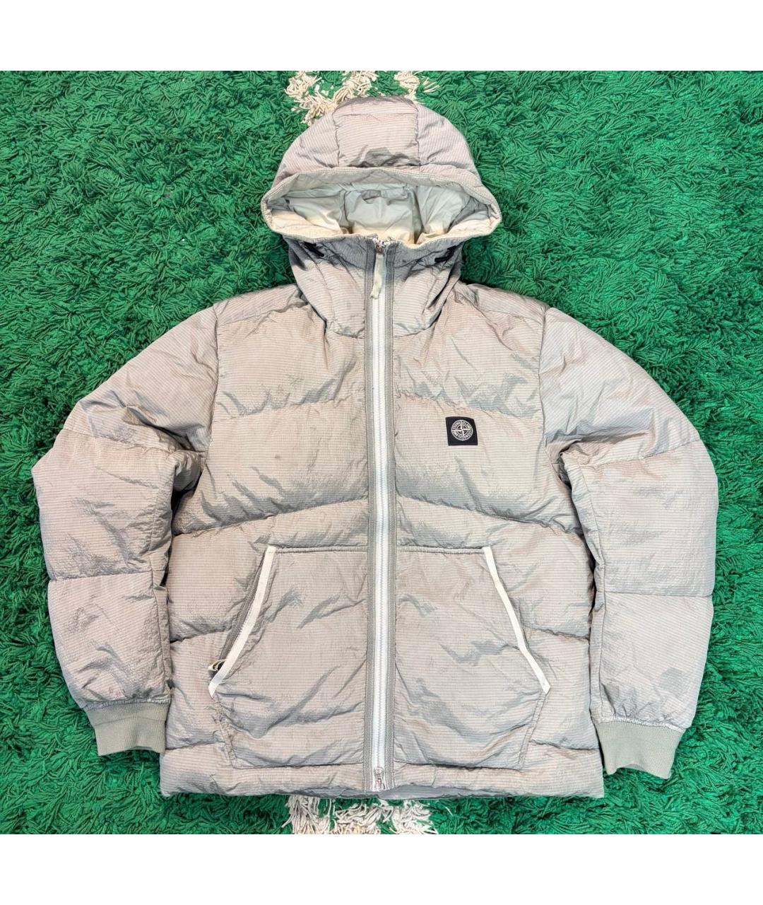 STONE ISLAND Белая полиэстеровая куртка, фото 5