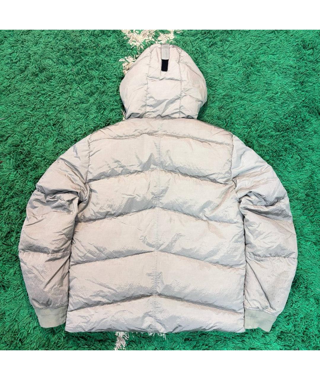 STONE ISLAND Белая полиэстеровая куртка, фото 2