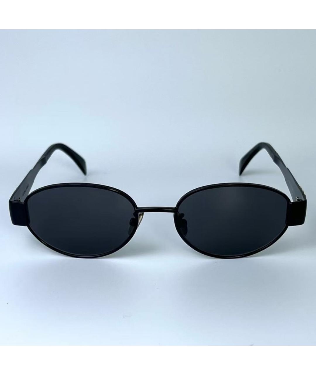CELINE Черные пластиковые солнцезащитные очки, фото 7