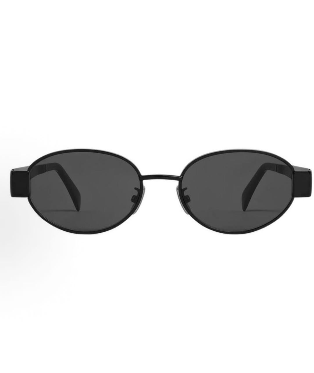 CELINE Черные пластиковые солнцезащитные очки, фото 9