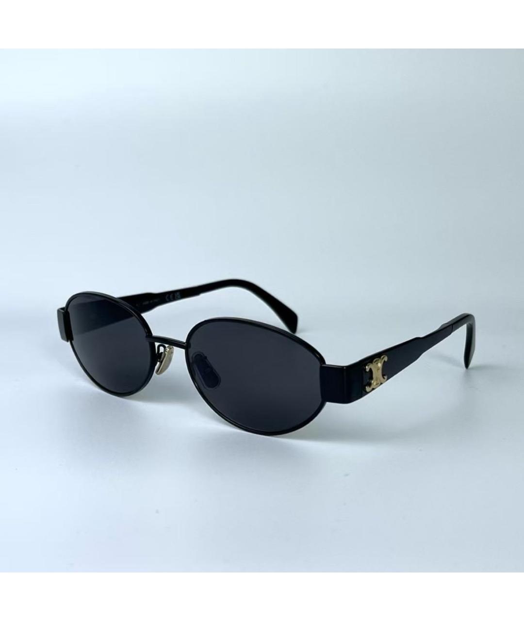 CELINE Черные пластиковые солнцезащитные очки, фото 6