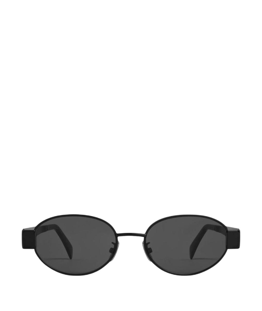 CELINE Черные пластиковые солнцезащитные очки, фото 1