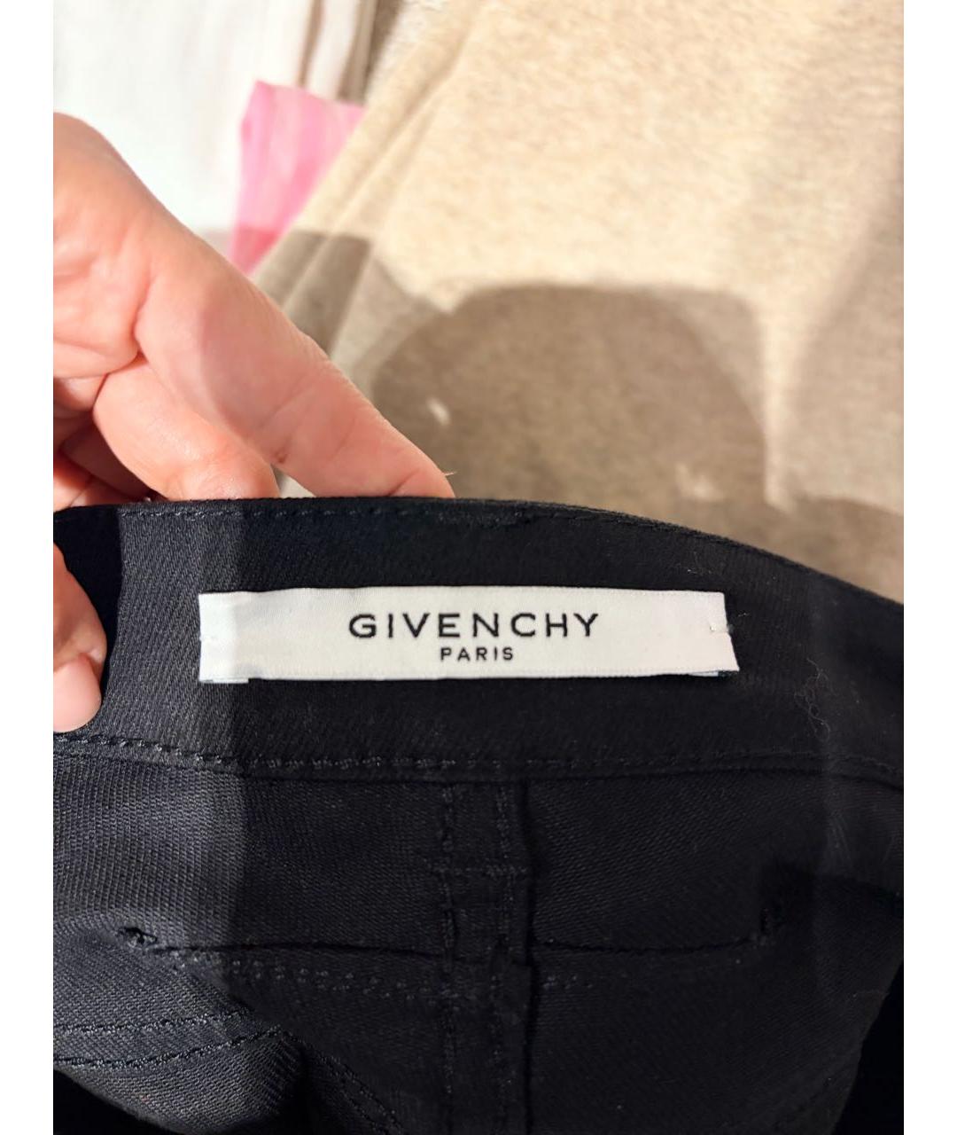 GIVENCHY Черная хлопковая юбка мини, фото 2