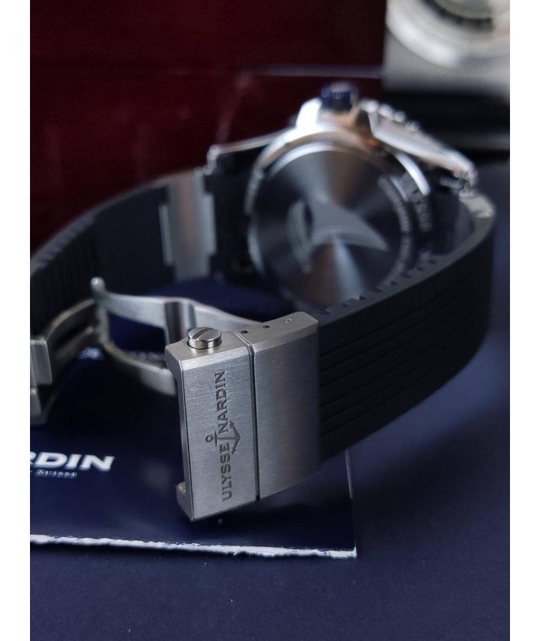 Ulysse Nardin Синие металлические часы, фото 6