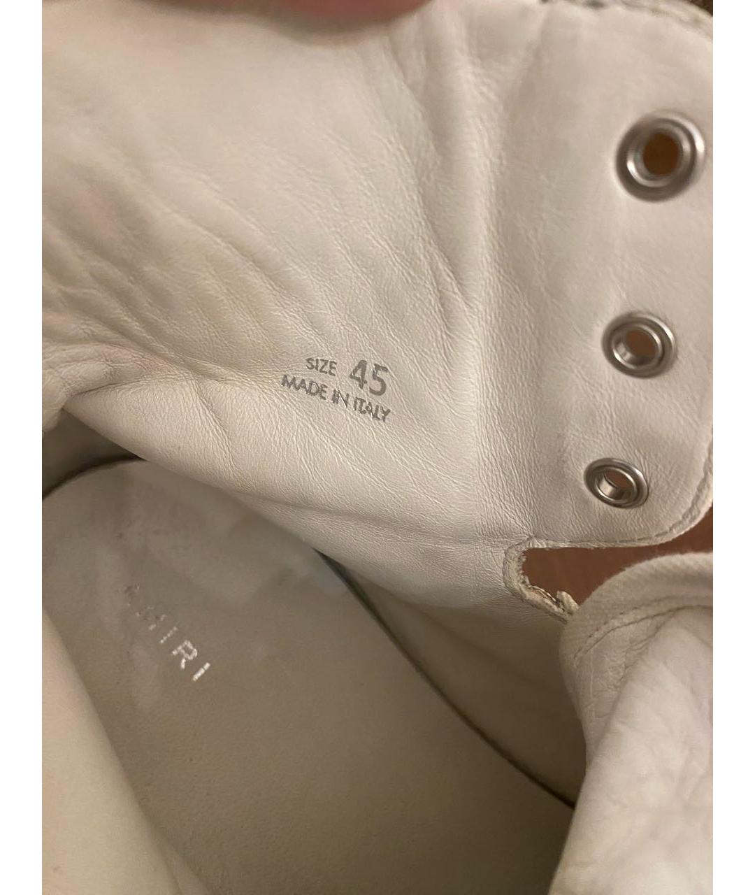 AMIRI Серые высокие кроссовки / кеды, фото 5