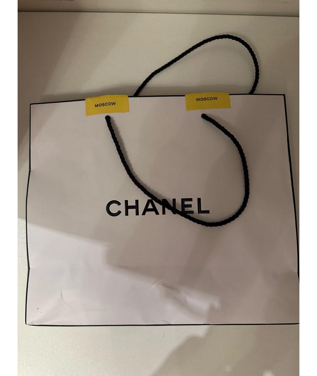 CHANEL Черная кожаная сумка через плечо, фото 5