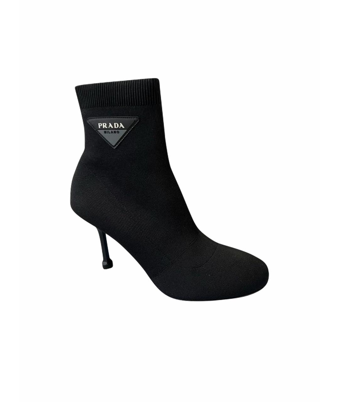 PRADA Черные ботильоны, фото 1