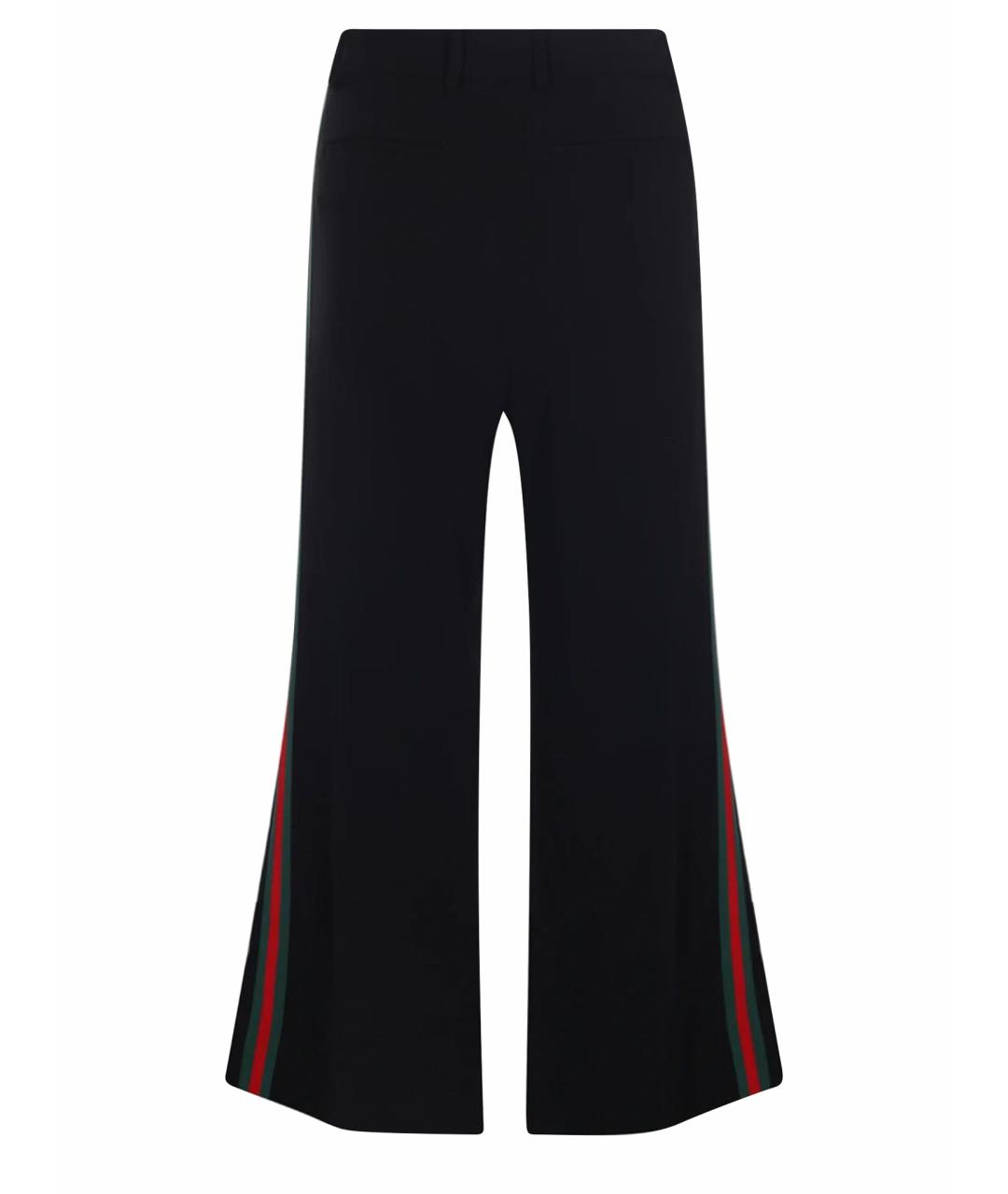 GUCCI Черные вискозные кюлоты, фото 1