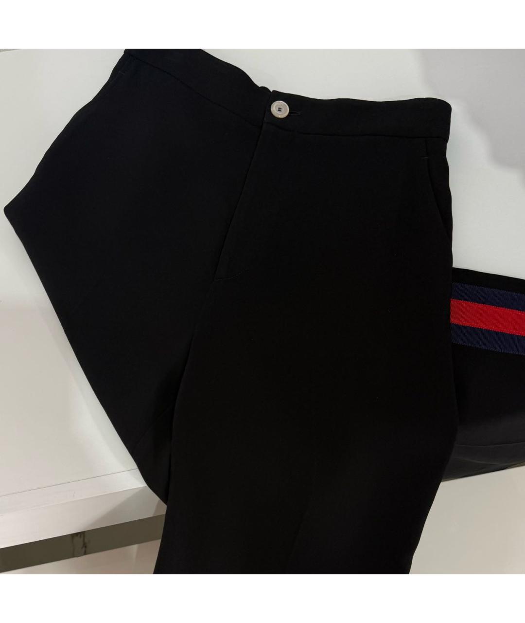 GUCCI Черные вискозные кюлоты, фото 6