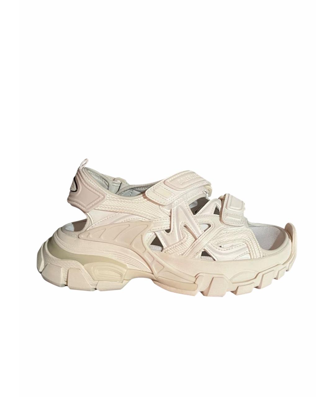 BALENCIAGA Белые сандалии, фото 1