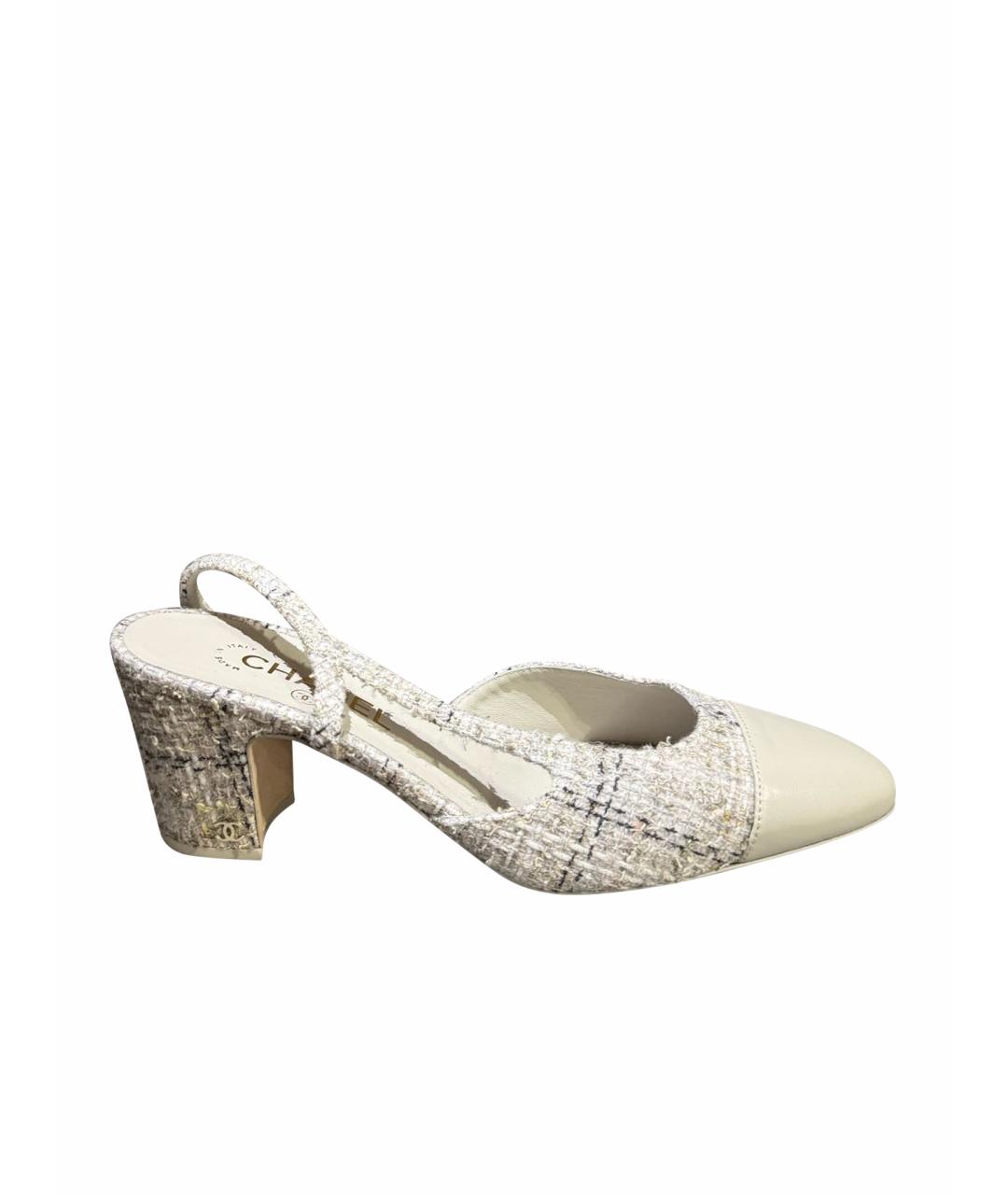 CHANEL Белые туфли, фото 1