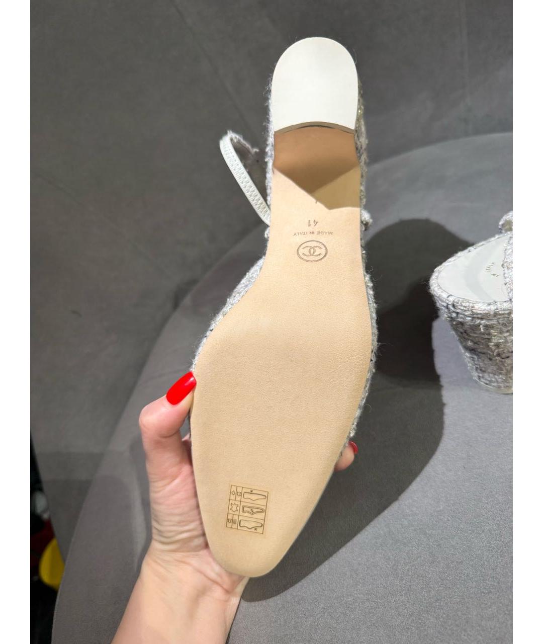 CHANEL Белые туфли, фото 4