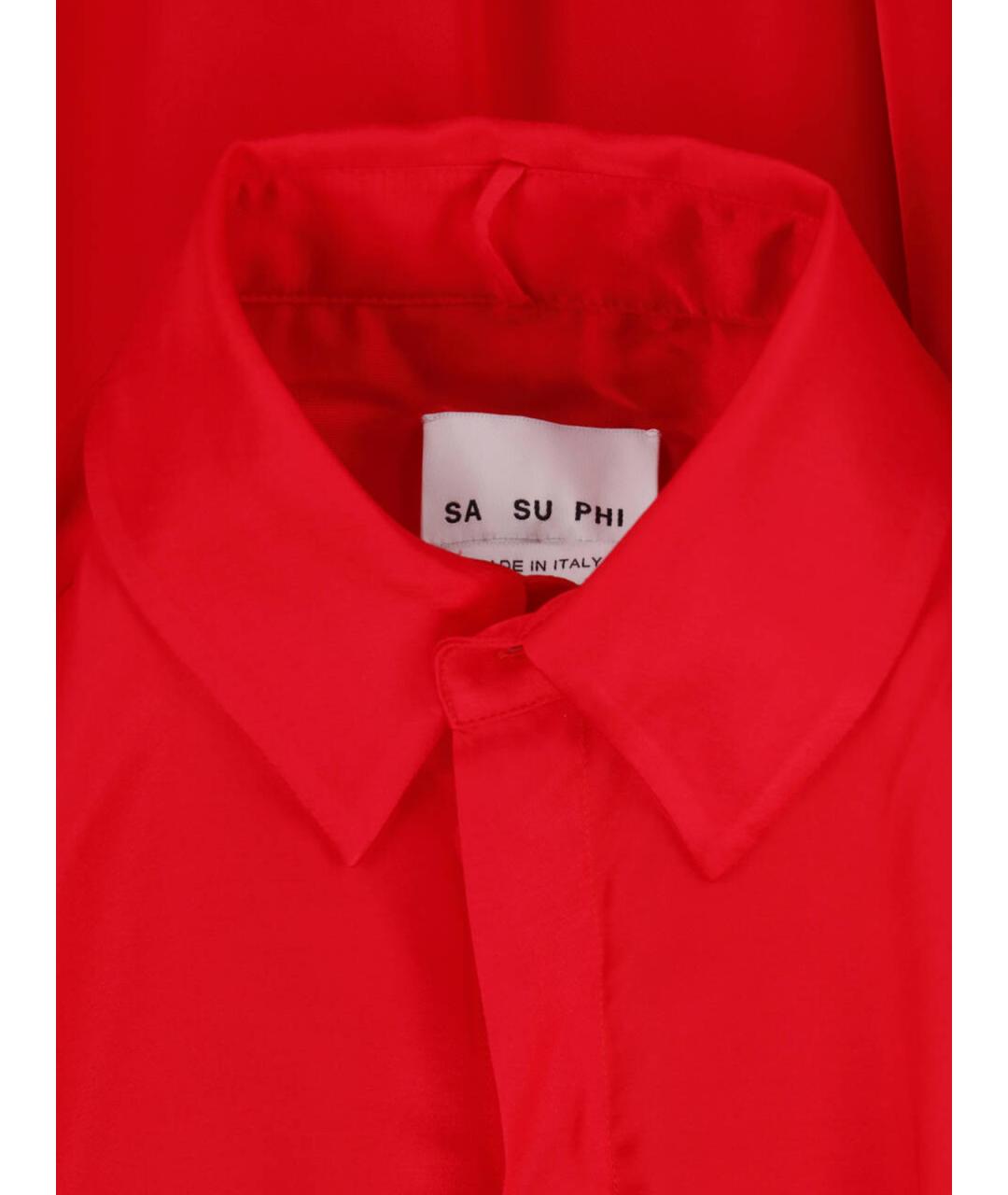 Sa Su Phi Красная вискозная рубашка, фото 5