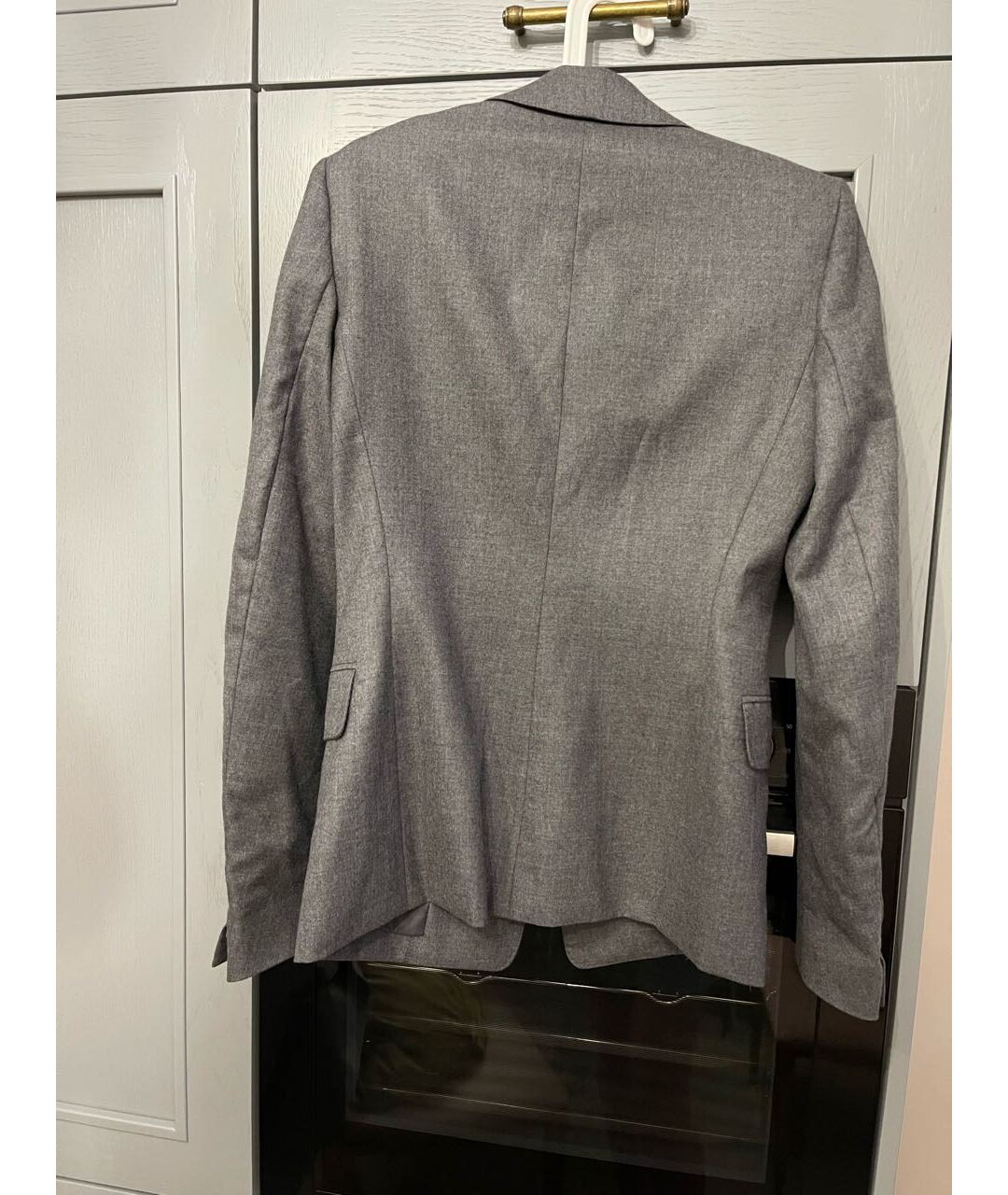 SAINT LAURENT Серый жакет/пиджак, фото 2