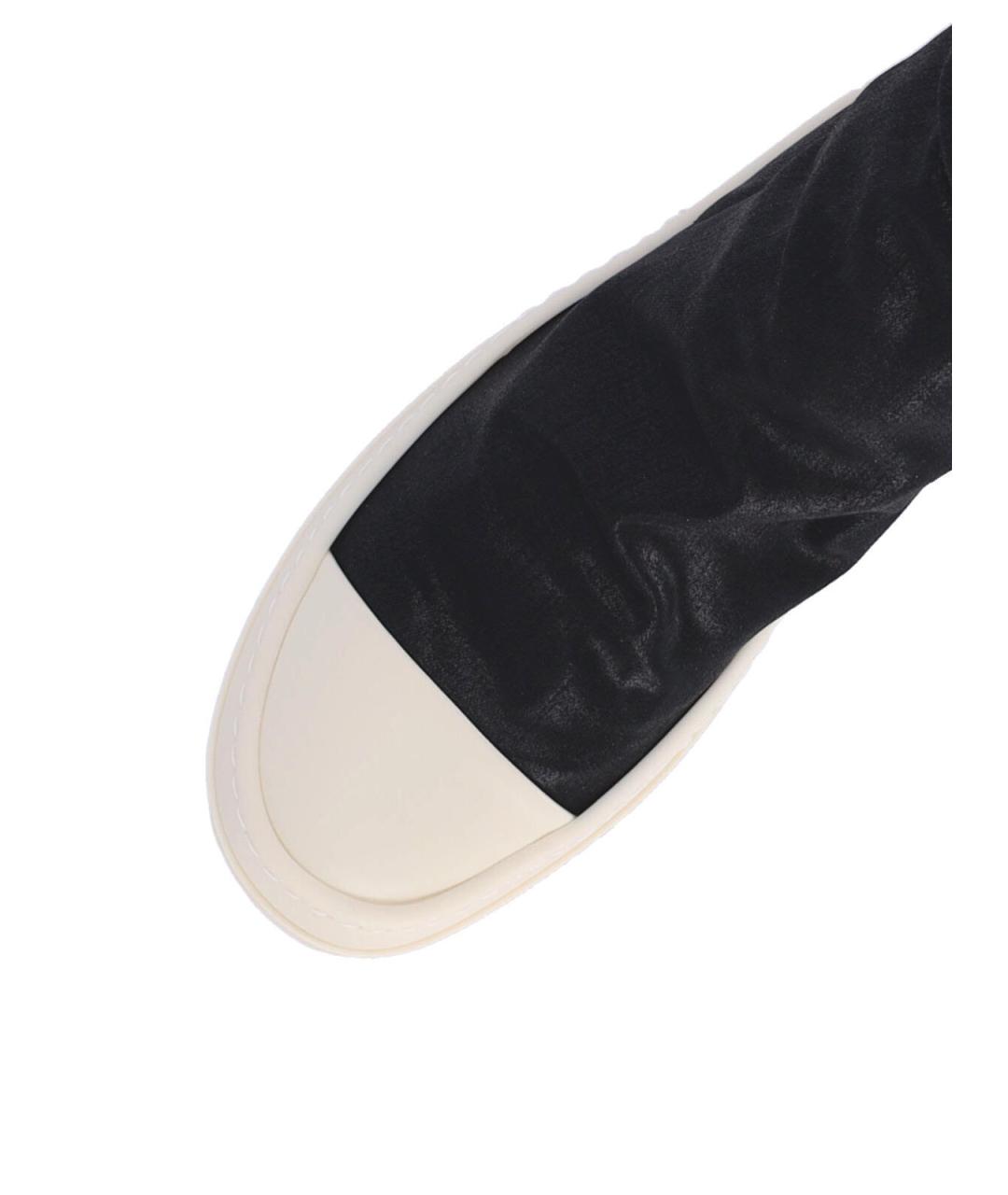 RICK OWENS Черные кожаные сапоги, фото 5