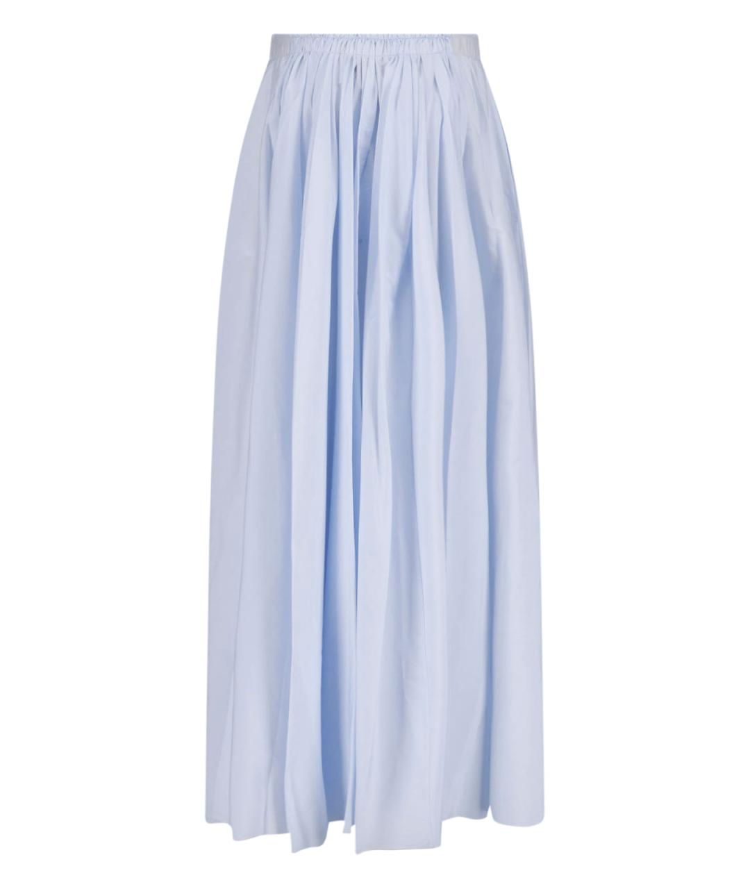 Sa Su Phi Голубая хлопковая юбка макси, фото 2