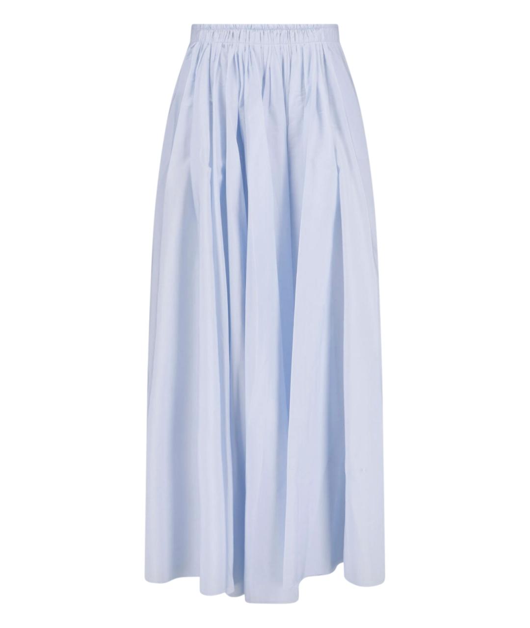 Sa Su Phi Голубая хлопковая юбка макси, фото 1