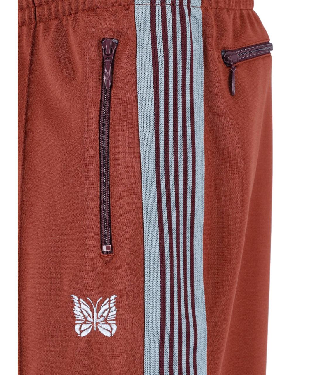 NEEDLES Красные полиэстеровые повседневные брюки, фото 4