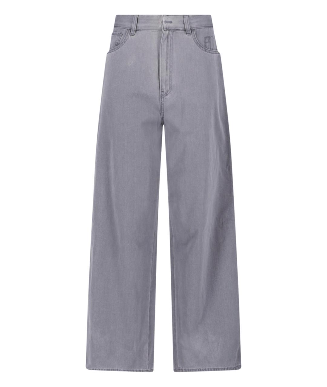Sa Su Phi Серые хлопковые прямые джинсы, фото 1