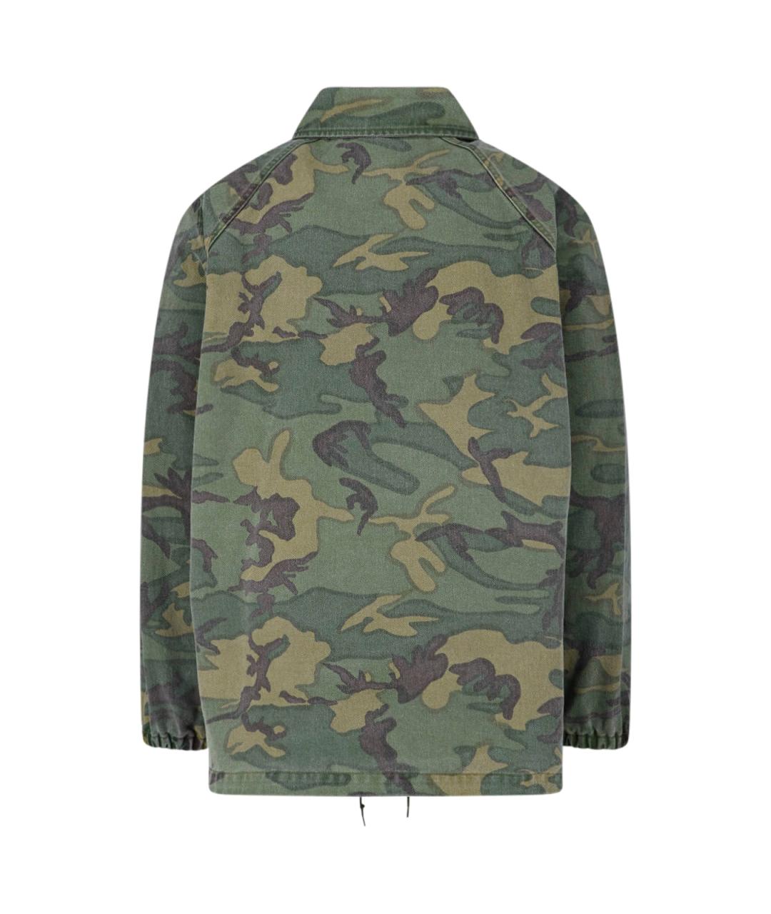 NEEDLES Зеленая хлопковая куртка, фото 2