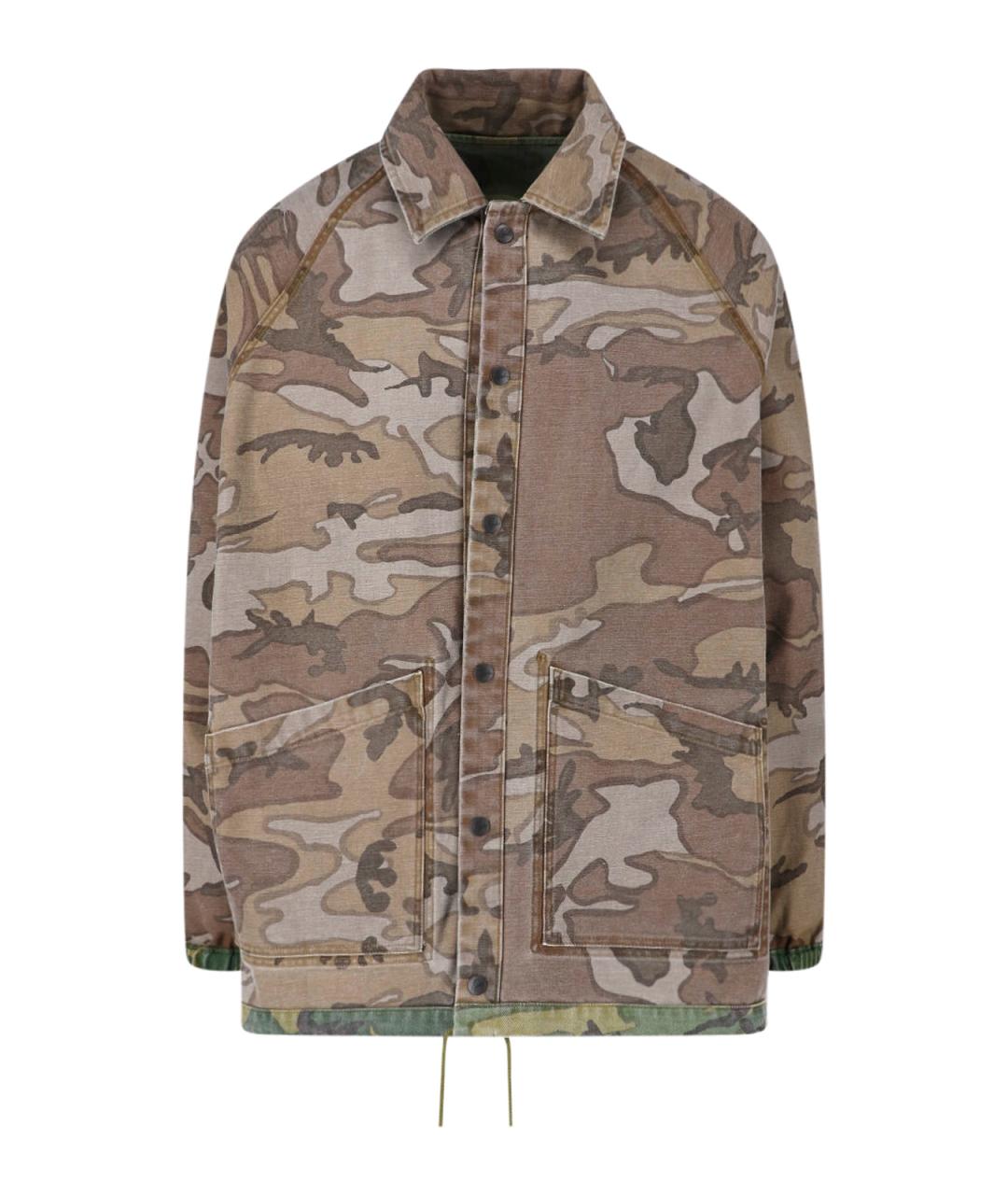 NEEDLES Зеленая хлопковая куртка, фото 3