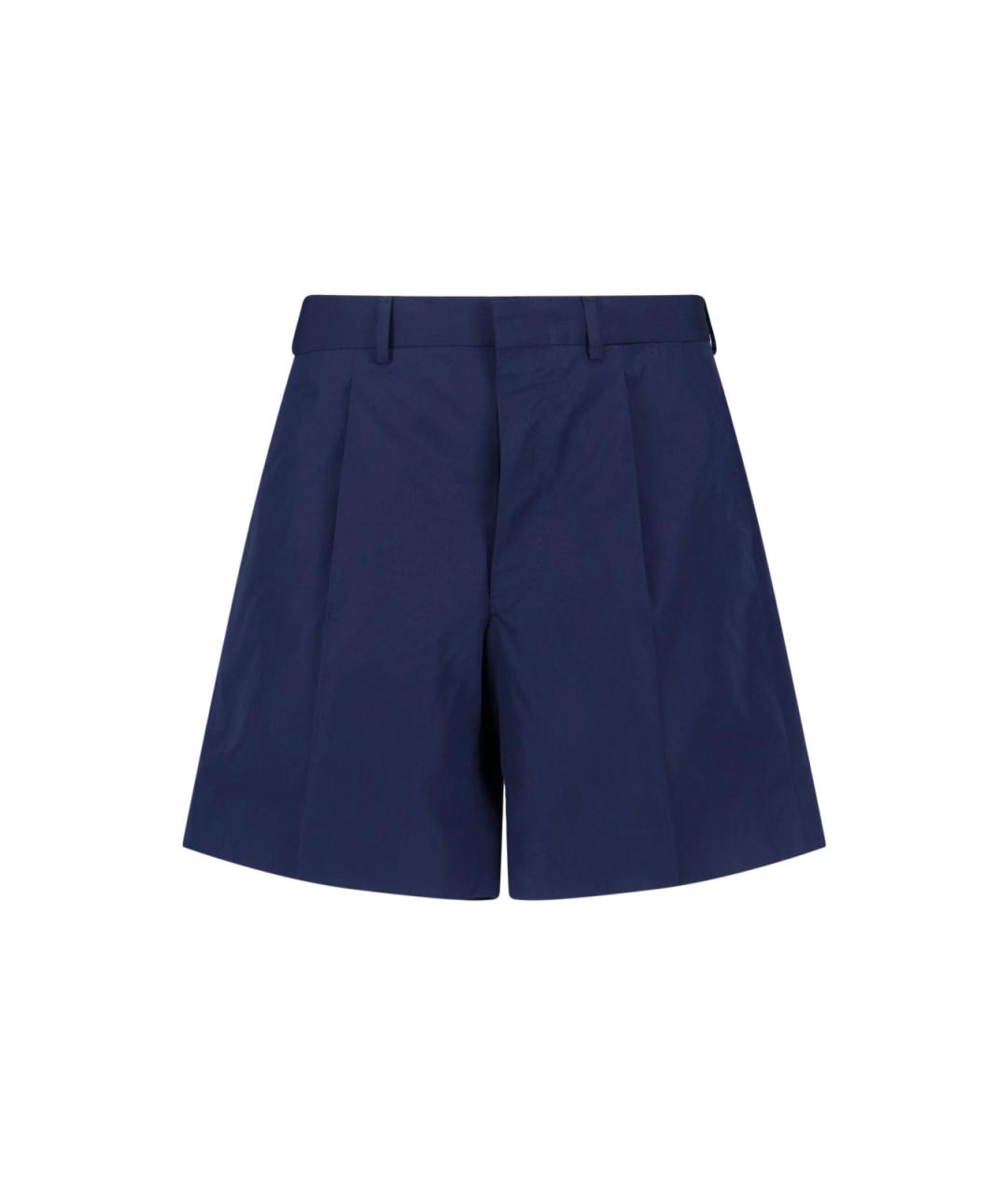 PRADA Синие хлопковые шорты, фото 1