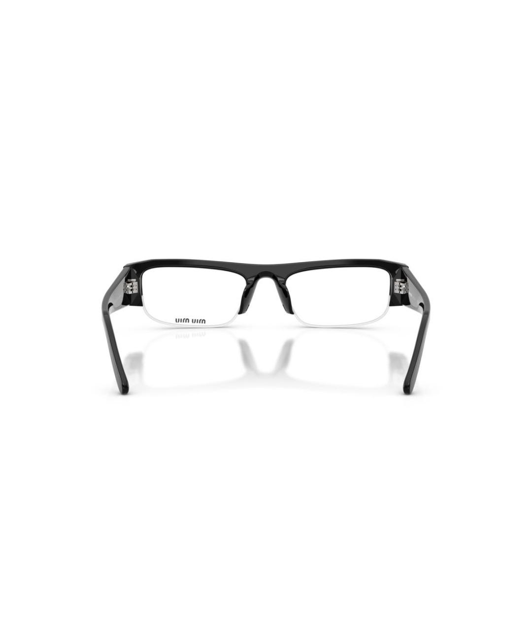 MIU MIU Черные пластиковые солнцезащитные очки, фото 3