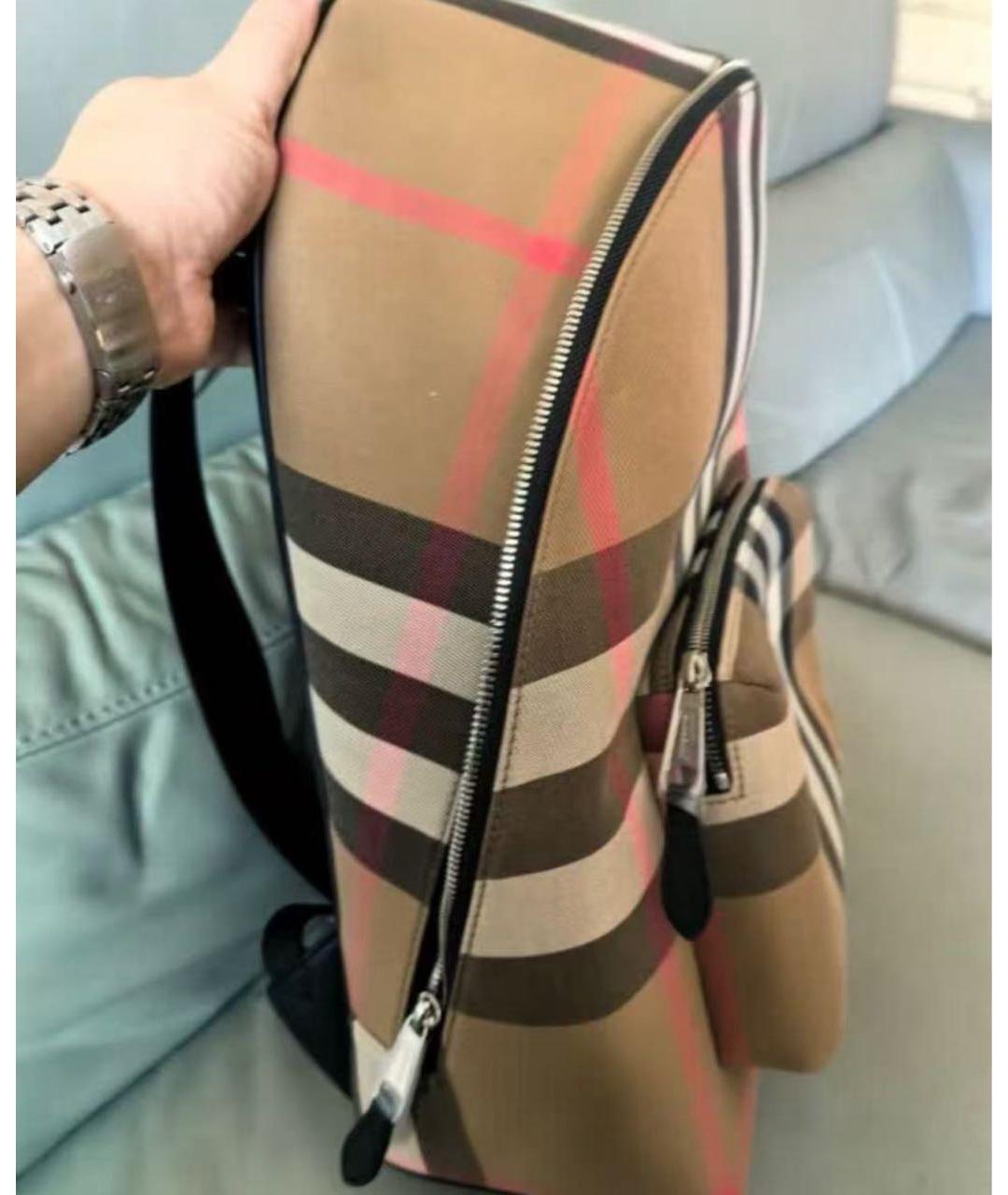 BURBERRY Бежевый рюкзак, фото 7