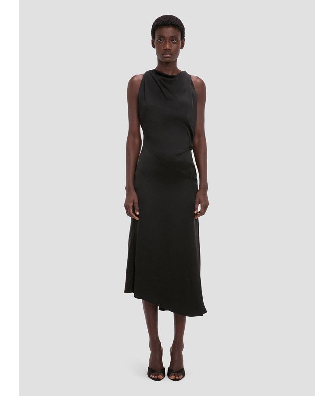 VICTORIA BECKHAM Черное повседневное платье, фото 2