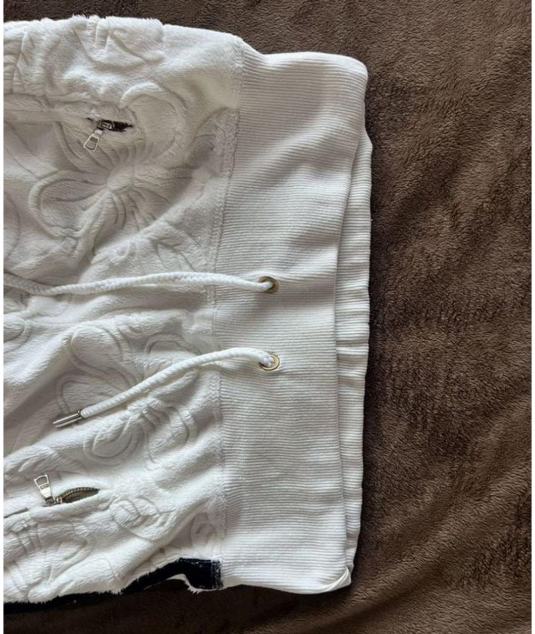 JUST CAVALLI Белый хлопковый костюм с брюками, фото 4