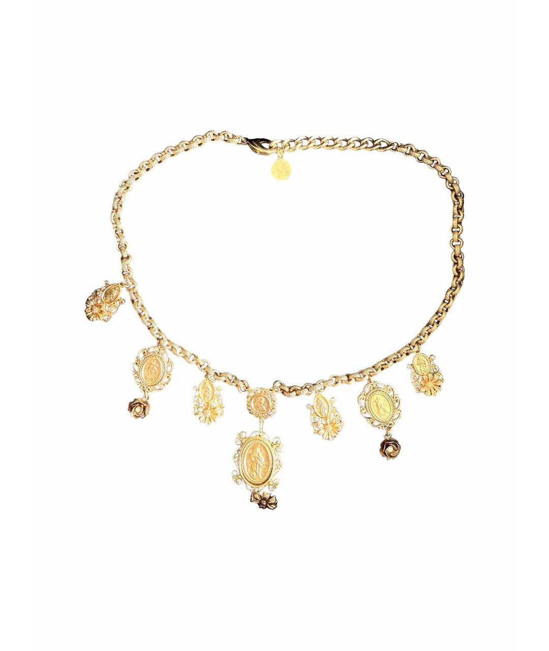 DOLCE&GABBANA Золотое колье, фото 1