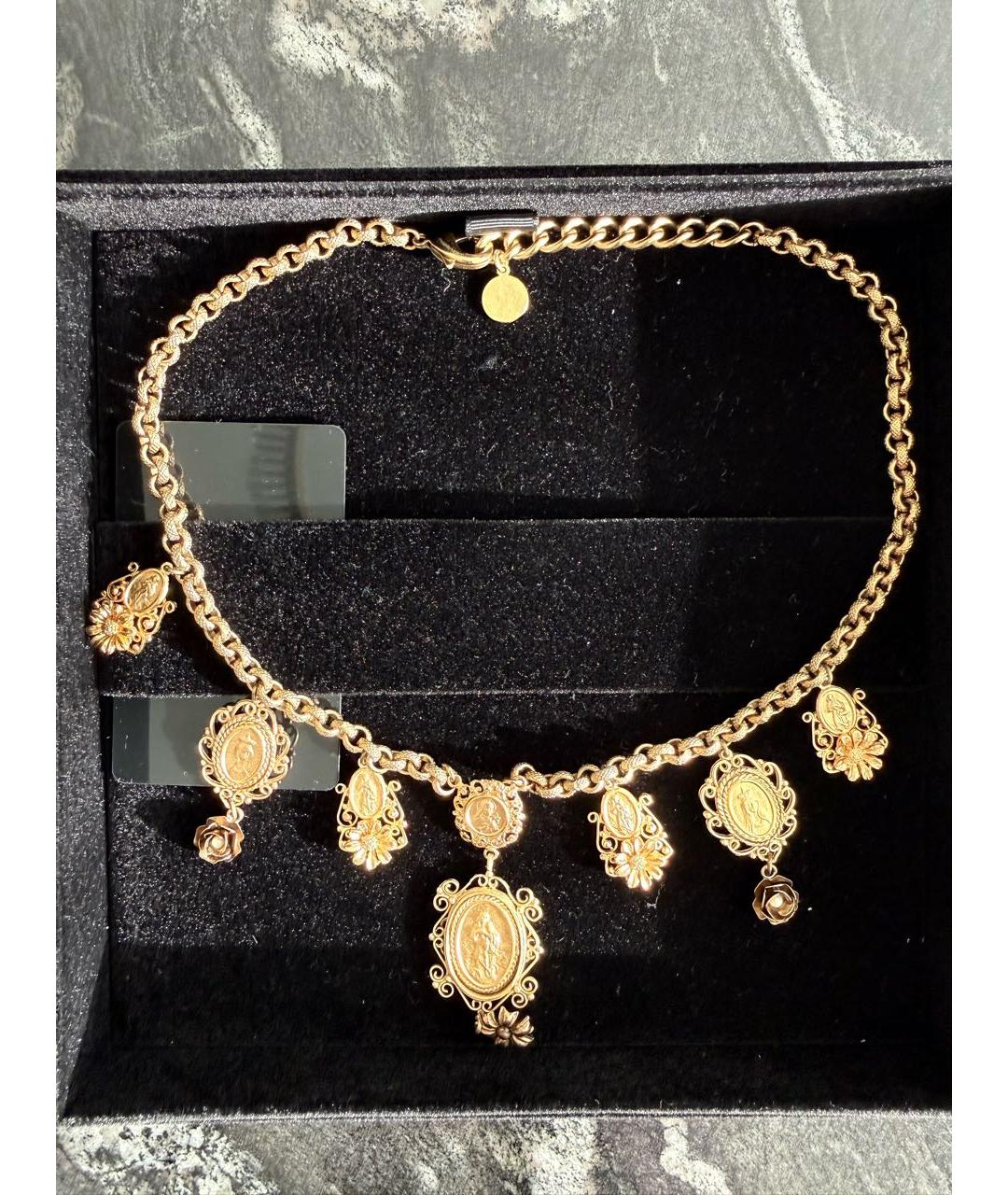 DOLCE&GABBANA Золотое колье, фото 6