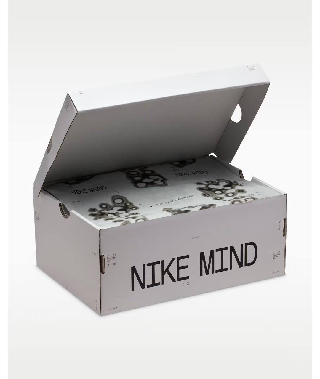 NIKE Серые резиновые низкие кроссовки / кеды, фото 6