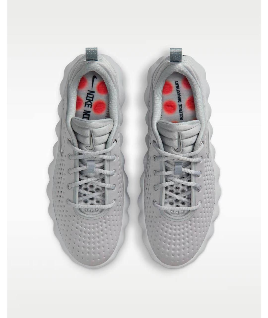 NIKE Серые резиновые низкие кроссовки / кеды, фото 2