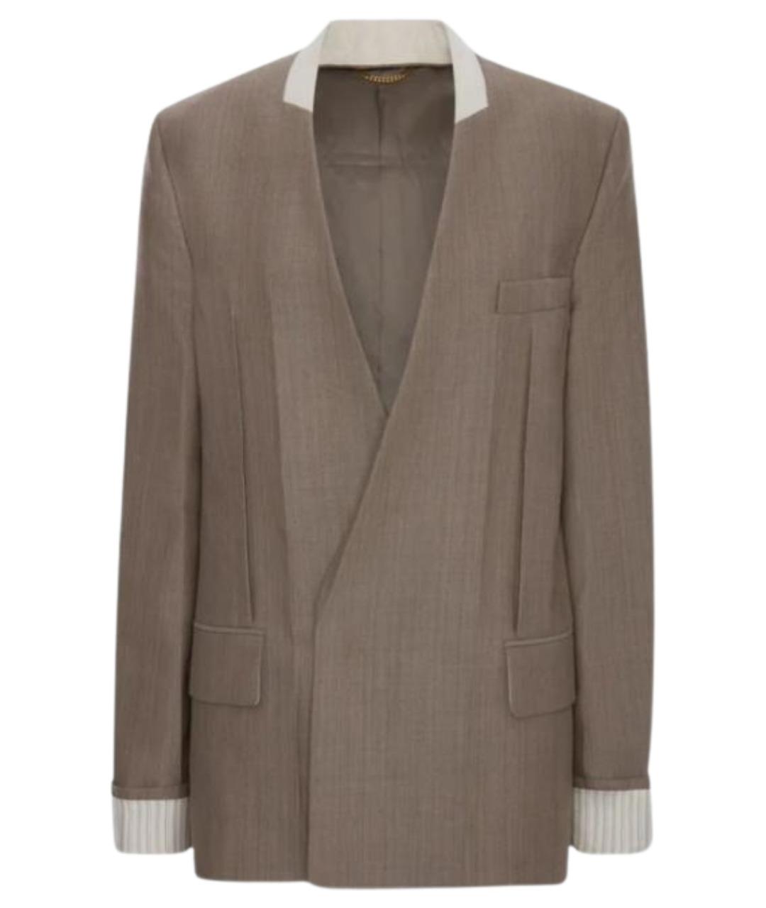 VICTORIA BECKHAM Мульти шерстяной жакет/пиджак, фото 1