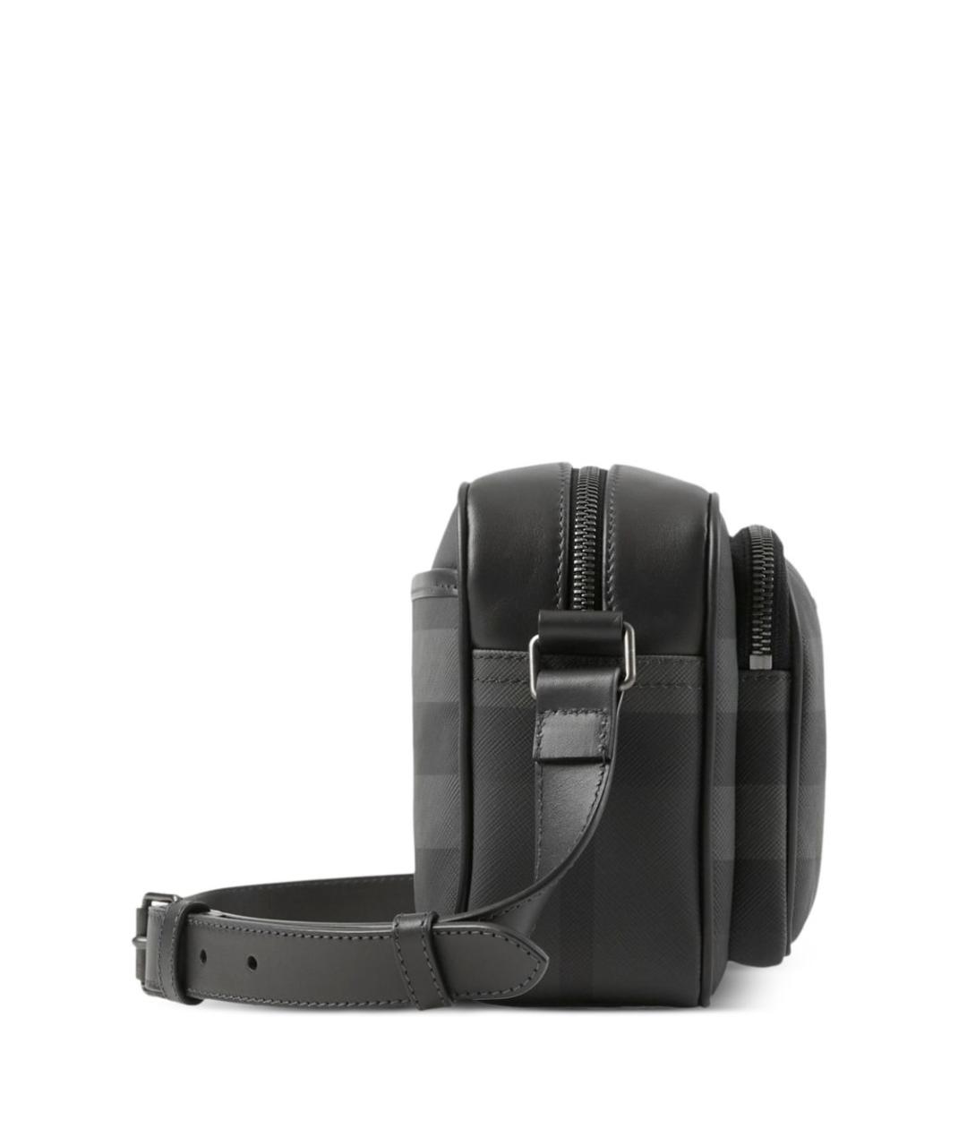 BURBERRY Антрацитовая сумка на плечо, фото 2