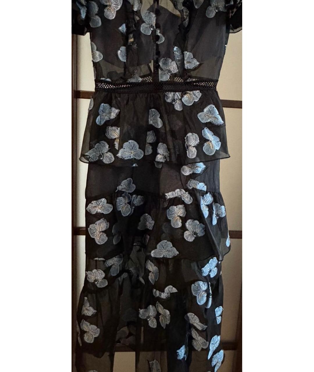 SELF-PORTRAIT Мульти полиэстеровое коктейльное платье, фото 2