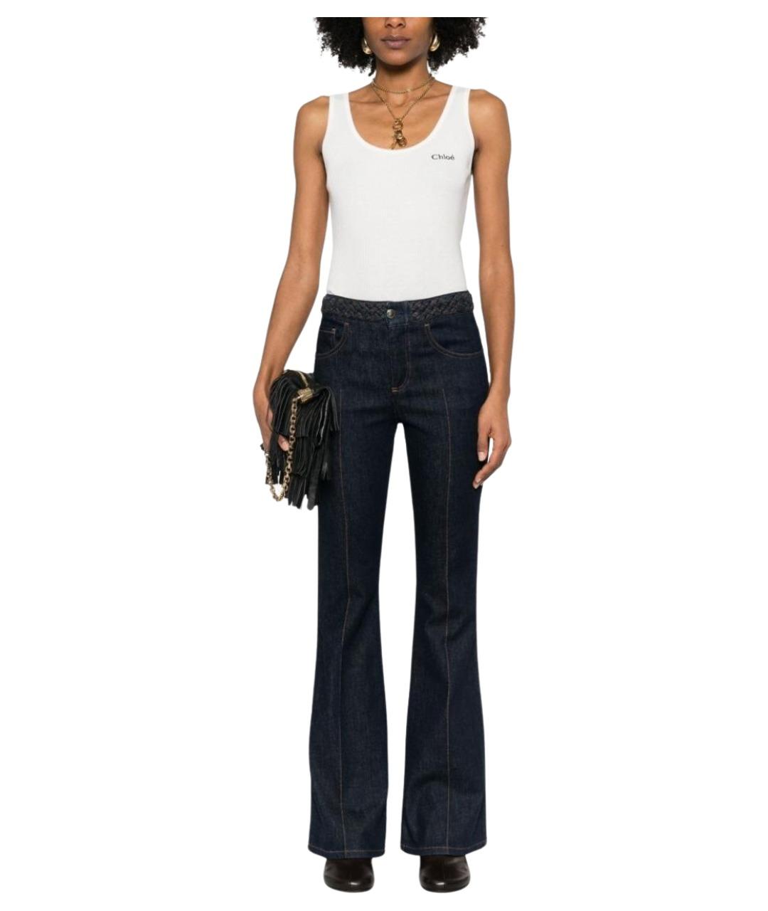 CHLOE Белая хлопковая майка, фото 5