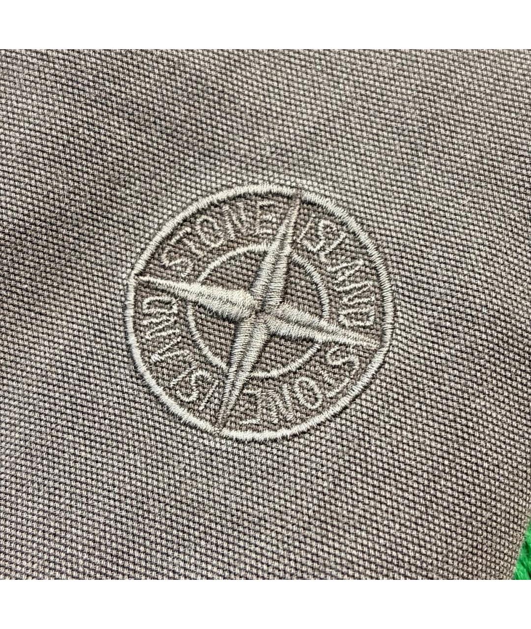 STONE ISLAND Антрацитовые хлопковые повседневные брюки, фото 4
