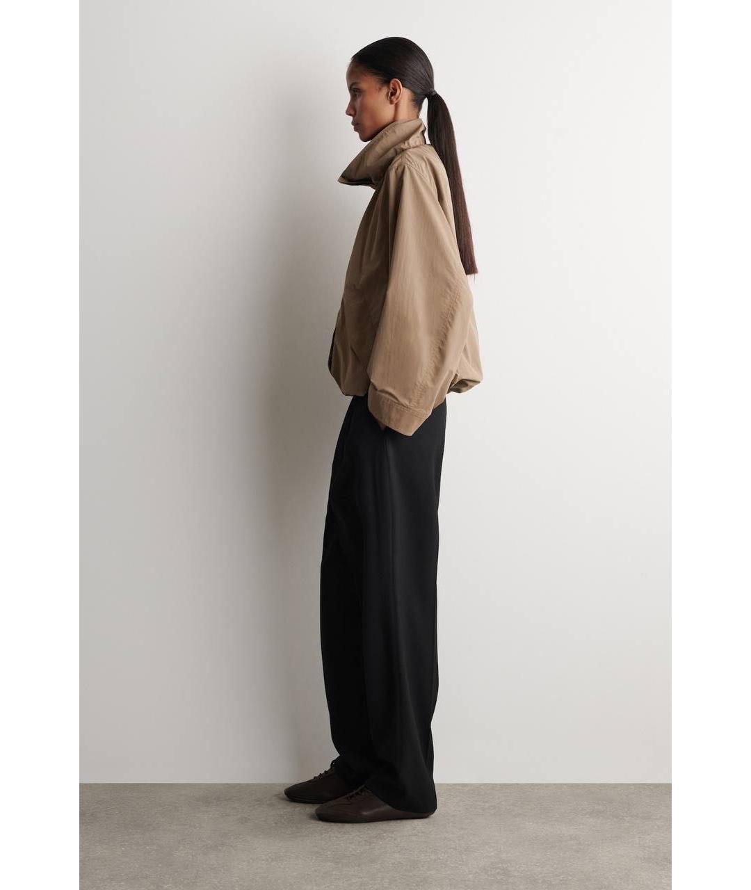 COS Бежевый хлопко-эластановый тренч/плащ, фото 4