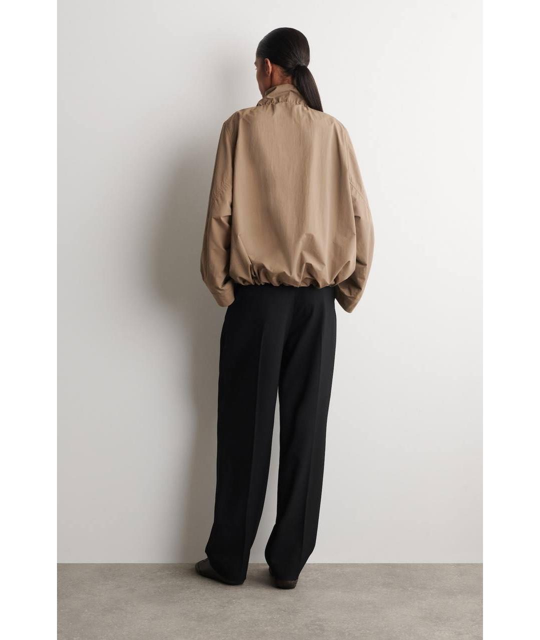 COS Бежевый хлопко-эластановый тренч/плащ, фото 3