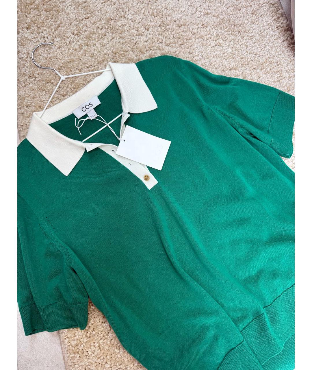 COS Зеленый хлопковый джемпер / свитер, фото 2
