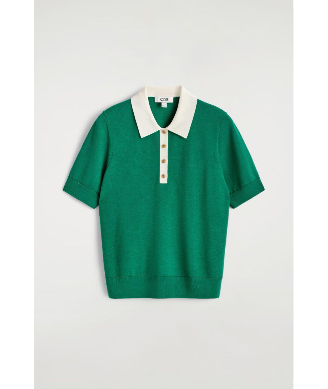 COS Зеленый хлопковый джемпер / свитер, фото 7