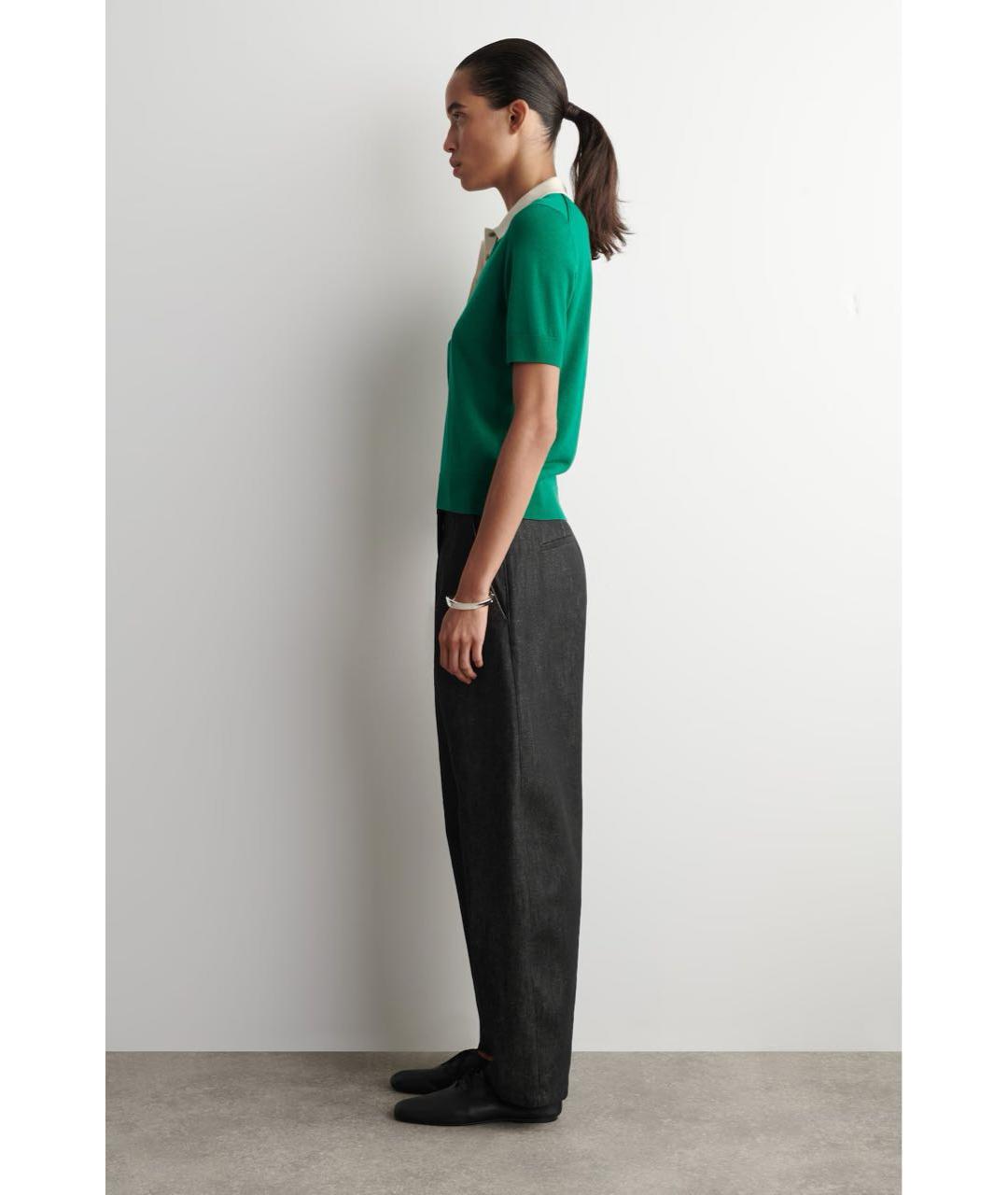 COS Зеленый хлопковый джемпер / свитер, фото 6