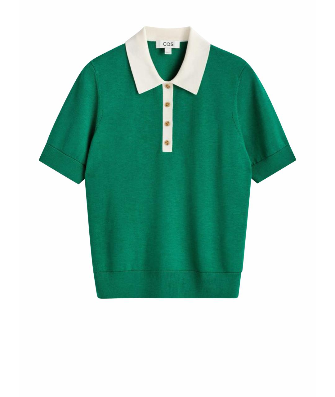 COS Зеленый хлопковый джемпер / свитер, фото 1